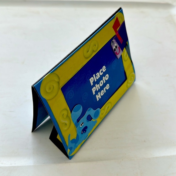 New Rare Vintage Blue’s Clues Mail Photo Frame Nickelodeon 1999 Blue Periwinkle - Picture 3 of 3
